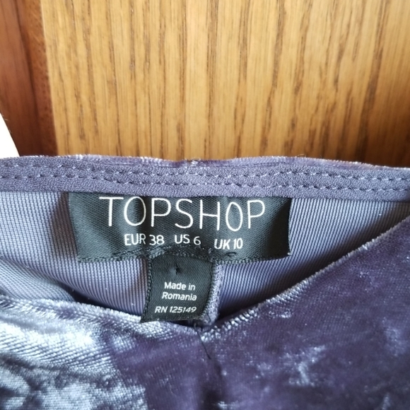 Topshop Velvet Swing Tank - Picture 7 of 8